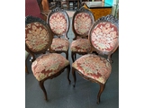 Старинный комплект из 4 стульев 2
