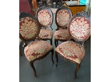 Старинный комплект из 4 стульев 3